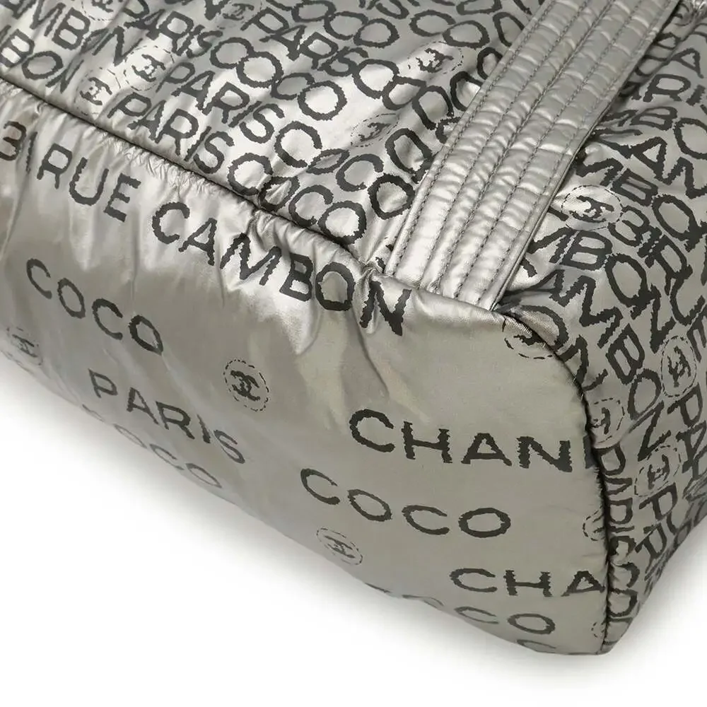 CHANEL Silver Shoulder Bag